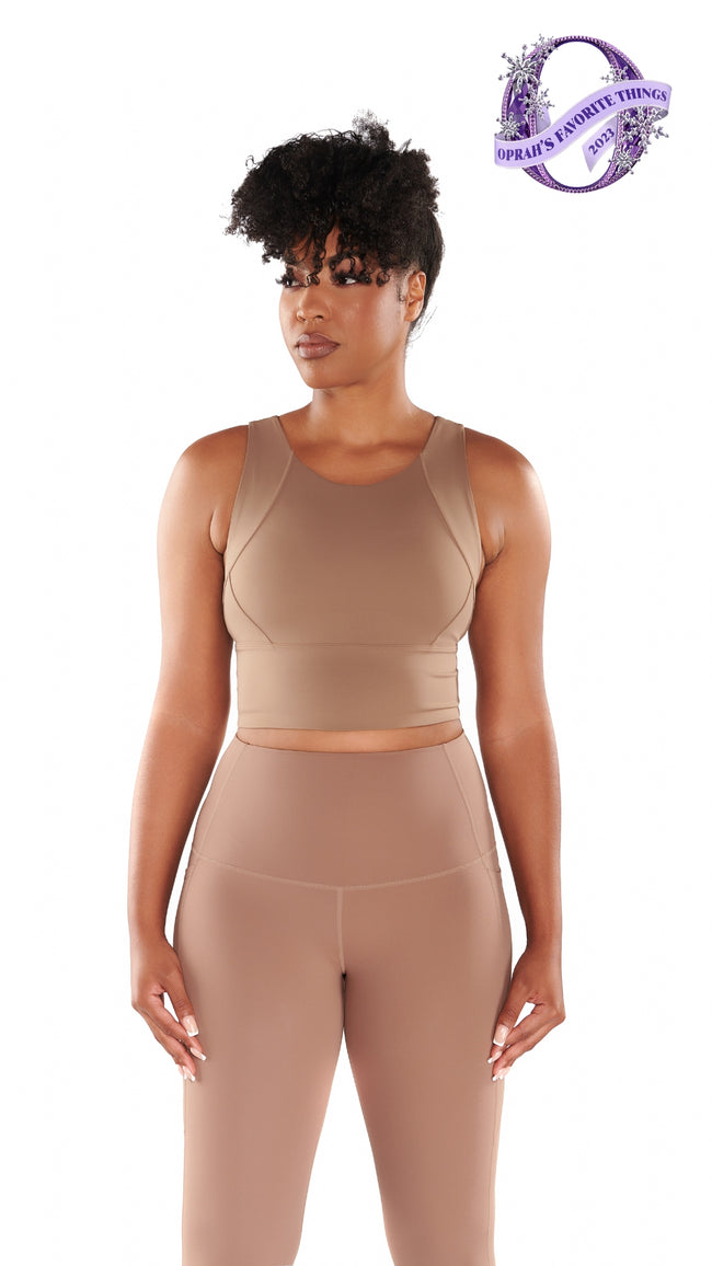 Yanta Tank Bra - Cocao - FINAL SALE