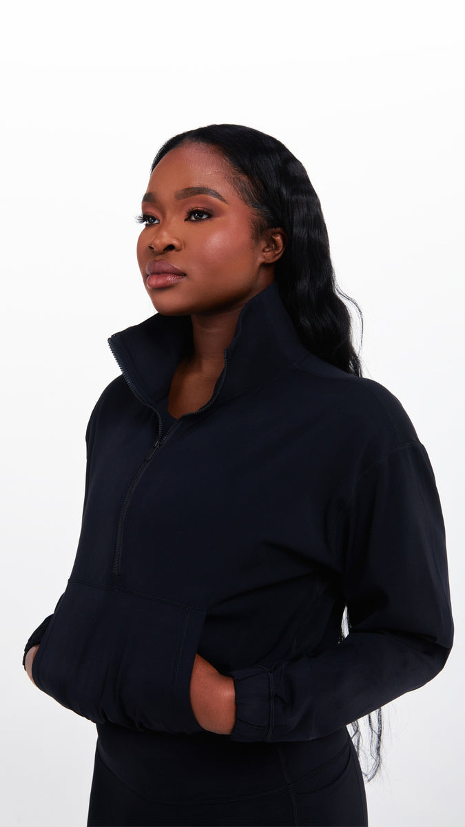 kan♡louren slit sleeve jacket (black) slit sleeve jacket – louren store