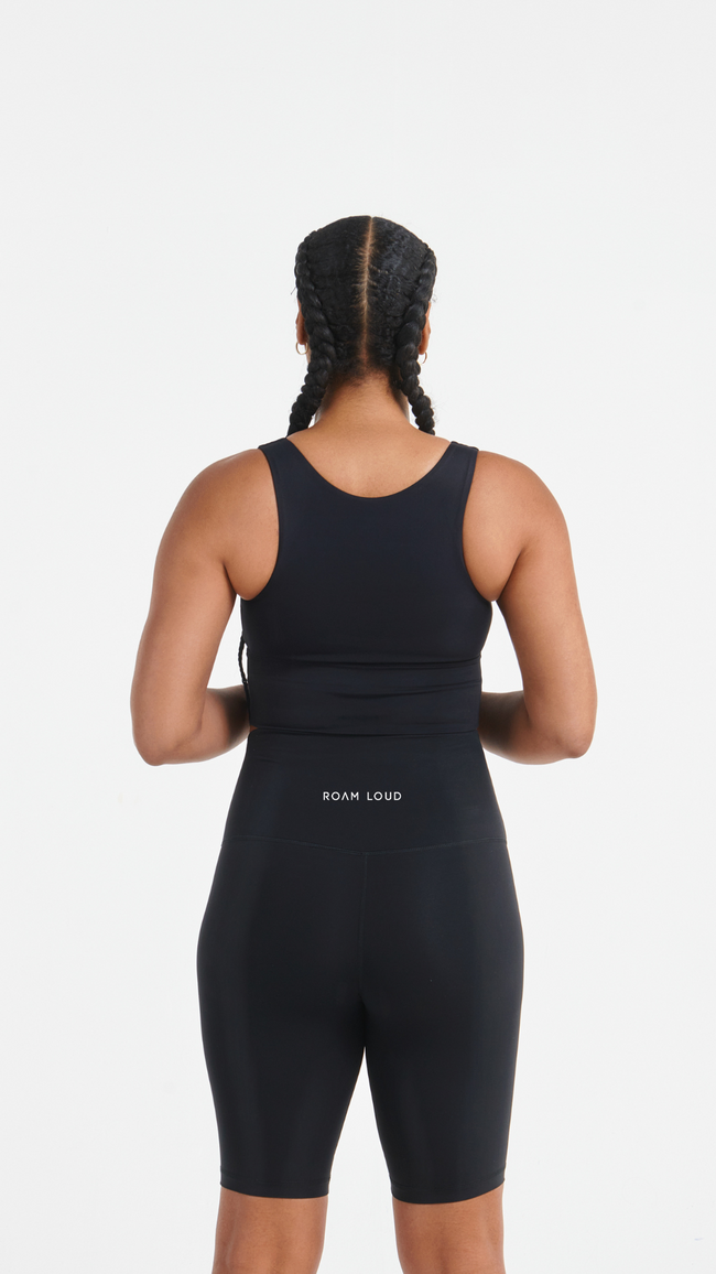 Yarra Biker Shorts - Black - FINAL SALE