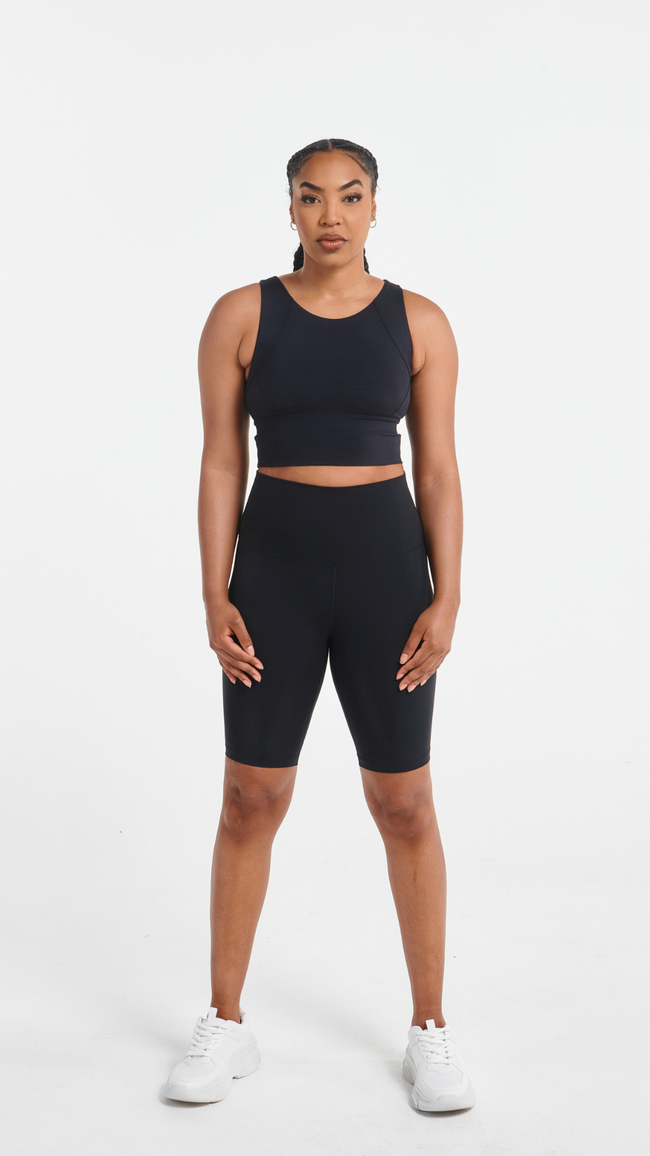 Yarra Biker Shorts - Black - FINAL SALE