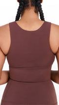 Close Brown Womens Yanta Tank Bra - Roam Loud