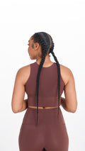 Brown Womens Yanta Tank Bra - Roam Loud