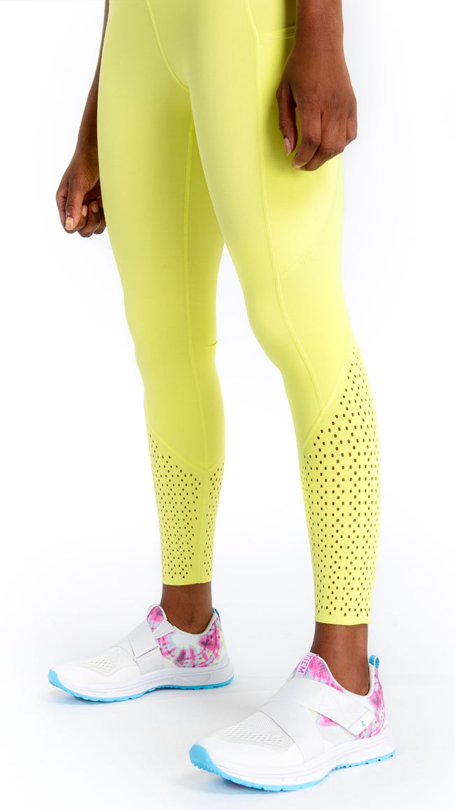 Waist down view of Citron Ansa Legging - Roam Loud