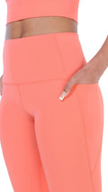 Yanta Legging Orange - Leggings with Pockets - ROAM LOUD