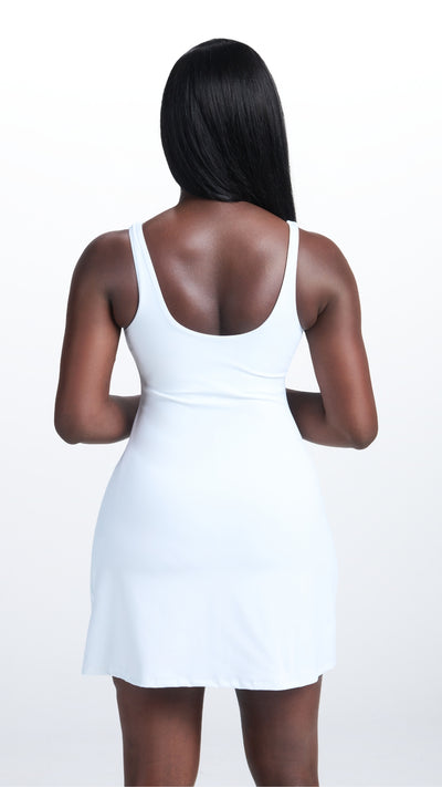 Mawu Active Dress - White - FINAL SALE