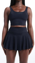 Fata Skirt Shorts - Black
