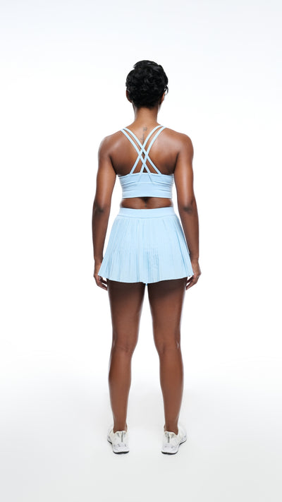 Sky Pleated Skirt