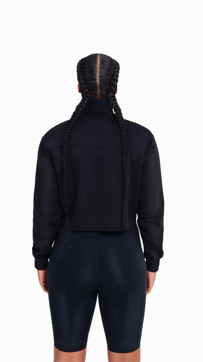 Women's Black Cropped Jacket