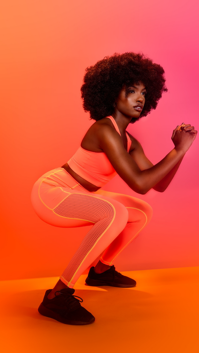 Womens 2025 orange activewear