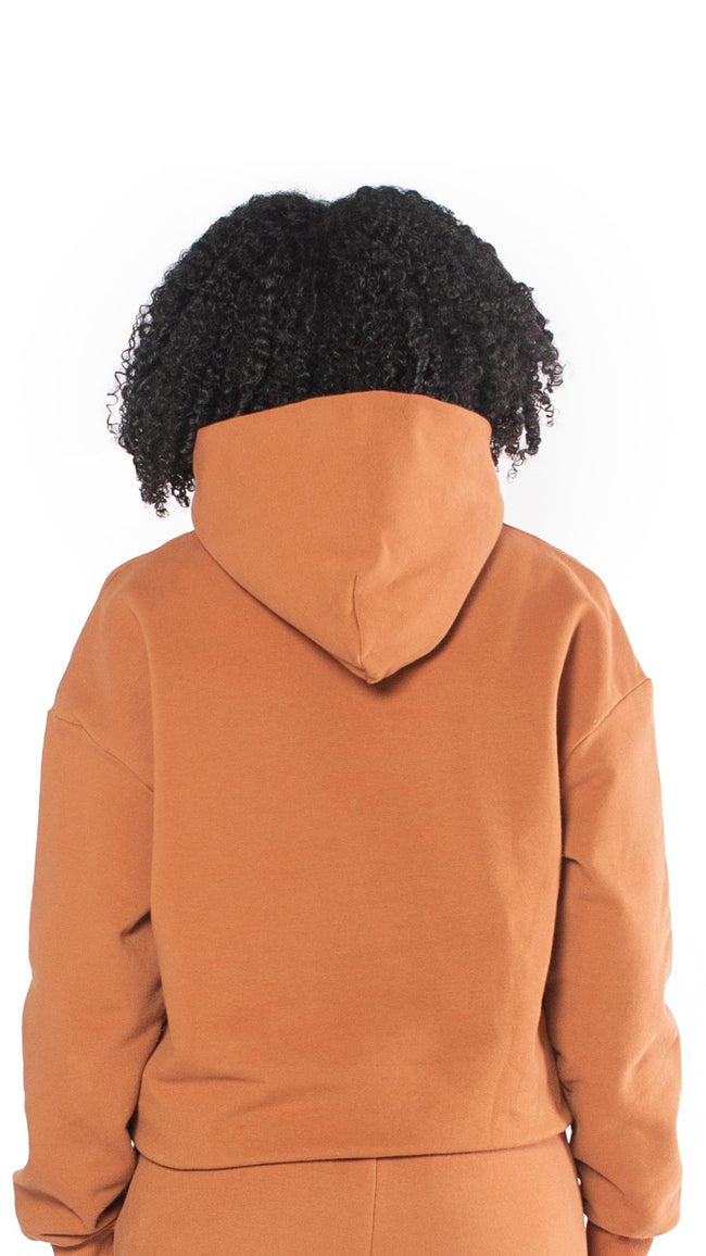 Brown And Orange Hoodie