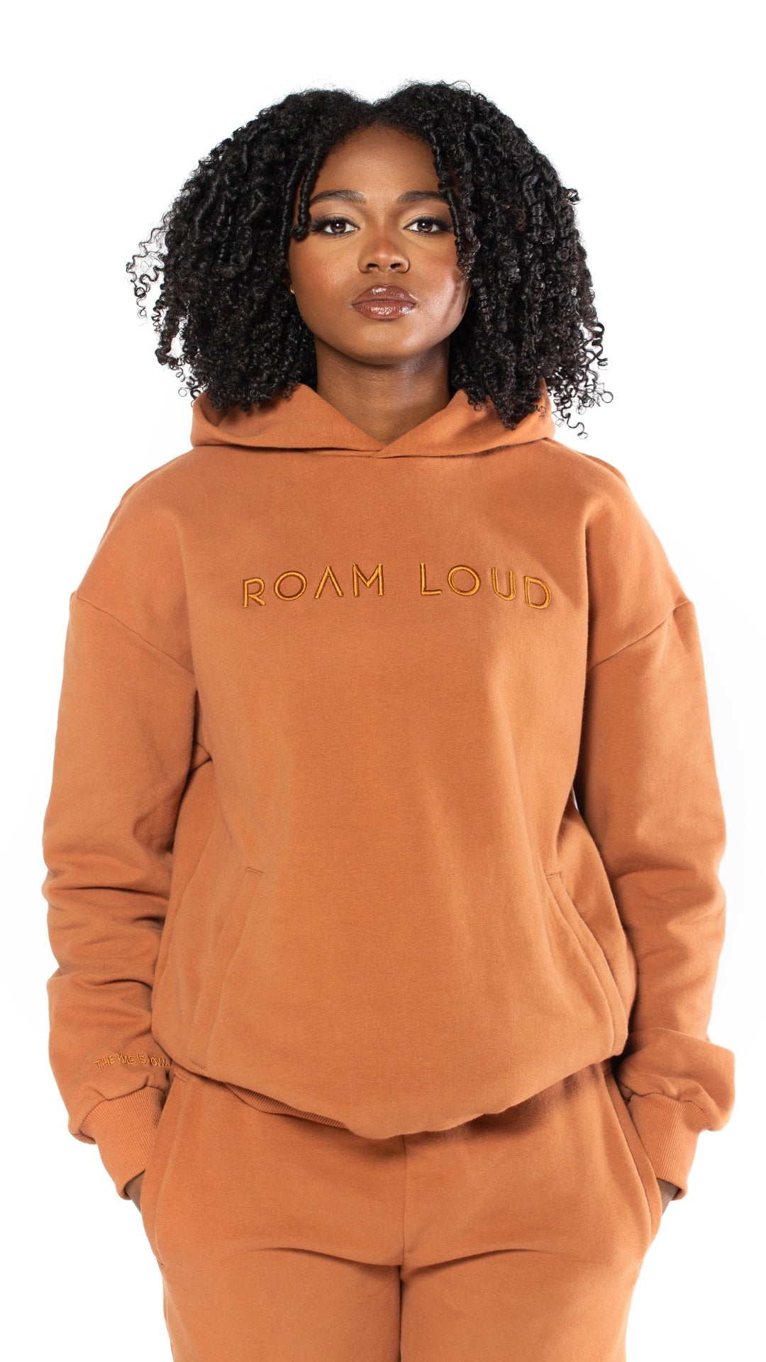 Blanket Unisex Hoodie Burnt Orange FINAL SALE – ROAM LOUD